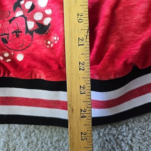 Disney Parks Minnie Mouse 2 pc Zip Up Hooded Light Weight Jacket & Pants Size S - Picture 5 of 11
